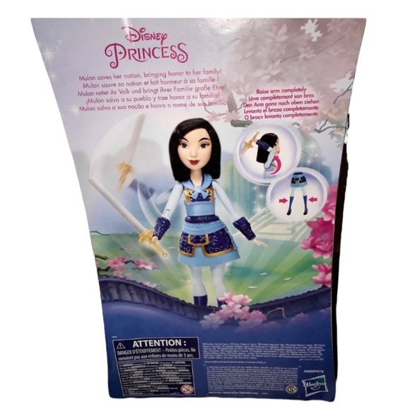 Disney Warrior Moves Mulan Sword-Swinging Action - Picture 2 of 5